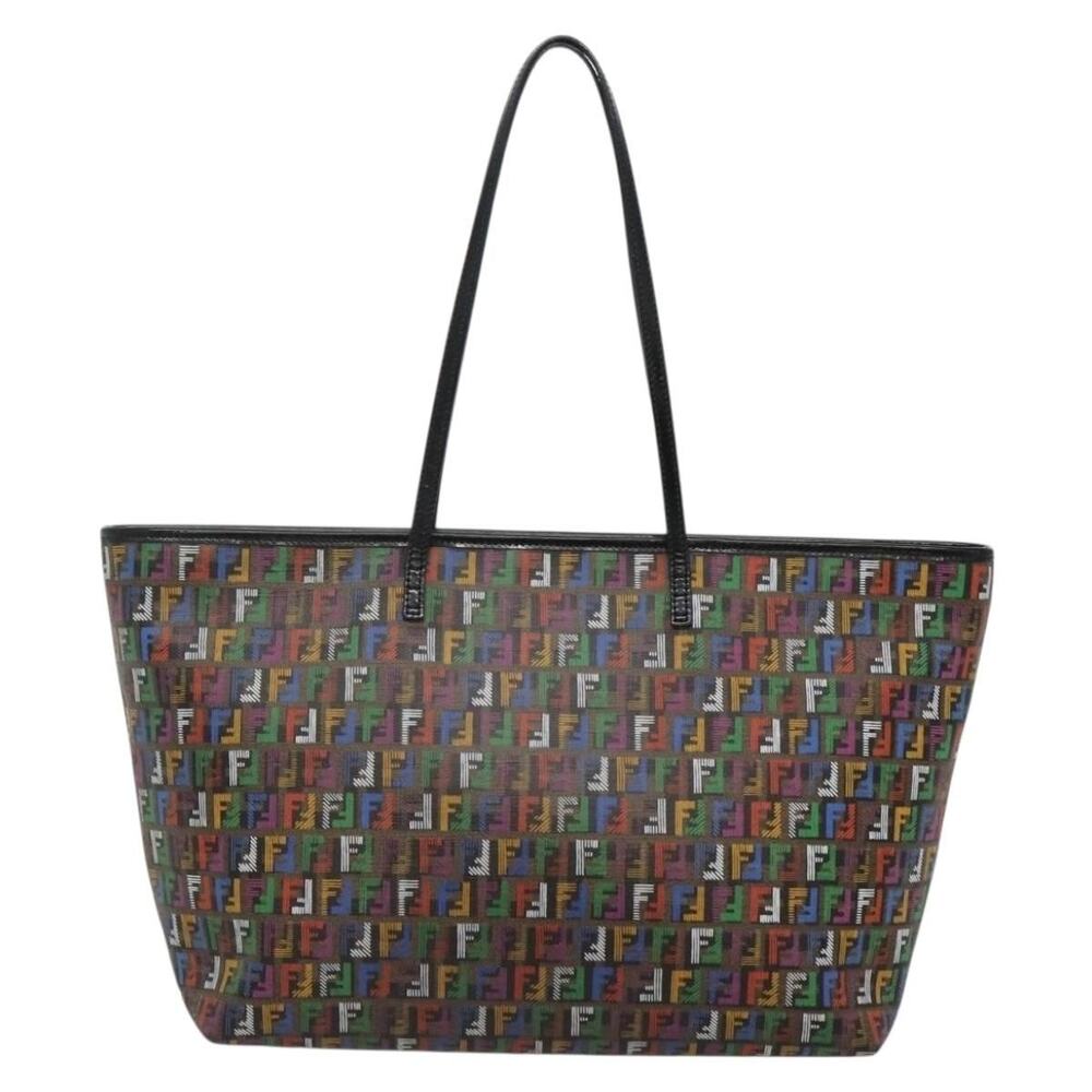 Fendi Zucchino Tote Bag Multicolor